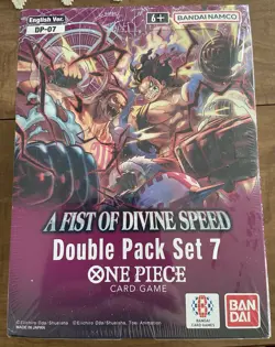 A Fist Of Divine Speed Double Pack Set 7 One Piece Card Game Bandai Namco - Image 1