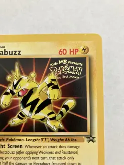 Pokemon Card - Electabuzz (WB Movie Promo) - WoTC Promo Stamped #2 NM - Image 5