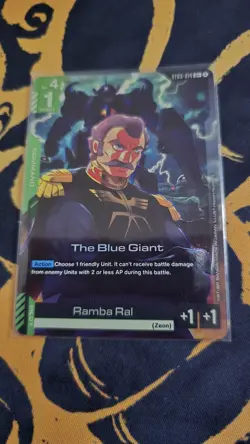 The Blue Giant (Ramba Ral) ST03-014 C+ Parallel Bonus Pack Gundam Card Game - Image 1