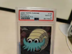 PSA 10 Omanyte #138 Topps Chrome Series 2 Base 2000 Pokemon Card WR - Image 2