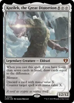 Kozilek, the Great Distortion - Near Mint MTG Commander Masters - Image 1
