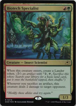Biotech Specialist - FOIL - R Edge of Eternities 214 - MTG - Image 1