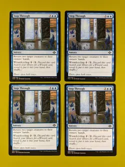 Step Through x4 Modern Horizons 2 4x Playset Magic the Gathering MTG - Image 1