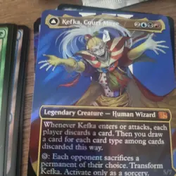 Kefka, Court Mage - Borderless - Surge Foil - MtG Final Fantasy - Image 2