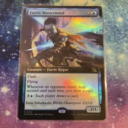 Faerie Mastermind (FOIL) x1 - MTG March of the Machine MOM #352 - Image 1