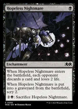 4x Hopeless Nightmare - NM - Wilds of Eldraine - SPARROW MAGIC - Image 1