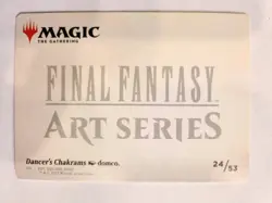 Dancer's Chakrams 24/53 Foil Sig Magic The Gathering Final Fantasy Art Series - Image 2