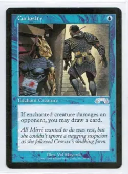 mtg magic curiosity exodus ENGLISH curiosite exode - Image 1