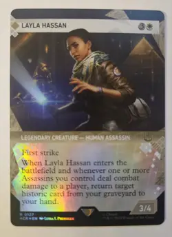 Layla Hassan (Showcase) Universes Beyond: Assassin's Creed Foil - Image 1