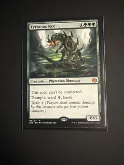MTG Tyrranax Rex Phyrexia: One Regular #189fresh Pull Free shipping - Image 1