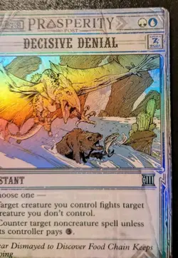 Decisive Denial 0042 OTP Foil Uncommon Outlaws Of Thunder Junction MTG - Image 3