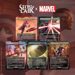 MTG Secret Lair MARVEL SUPERDROP The Astonishing Foil Bundle - Full Sealed - Image 4