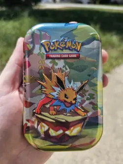 Prismatic Evolutions Mini Tin - Jolteon Art - Sealed Brand New - Pokemon TCG - Image 1