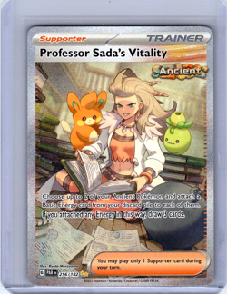 Professor Sada's Vitality Special Illustration Rare 256/182 Pokemon Paradox Rift - Image 1