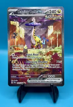 Pokemon TCG Raging Bolt EX Temporal Forces 208/162 Special Illustration - Image 1