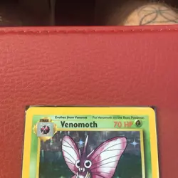 Venomoth 13/64 Pokemon TCG WOTC Base Set Jungle Holo MINT - Image 2