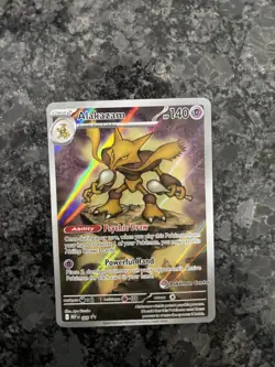 Pokemon Center Stamped Promo Alakazam 009 Mega Evolution - Image 1