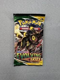 2021 Pokemon Evolving Skies Booster Pack Factory Sealed Umbreon Art NEW SEALED - Image 1
