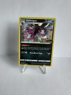 Pokemon Hydreigon SWSH037 Prerelease Holo Promo STAMPED Darkness Ablaze M/NM - Image 1