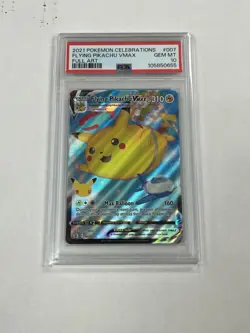 FLYING PIKACHU VMAX 2021 Pokemon Celebrations #007/025 Full Art PSA 10 GEM! - Image 1