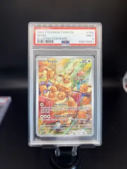Pokemon Twilight Masquerade eevee 188/167 PSA 9 - Image 1