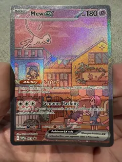Pokemon TCG Scarlet & Violet 151 Mew EX SVP 053 Black Star Promo - Image 1