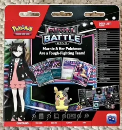 Pokemon TCG Rival Battle Deck Marnie Promo Box - Marnie's Morpeko - Sealed - Image 2