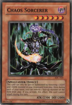 Yugioh Chaos Sorcerer IOC-023 Common NM - Image 1