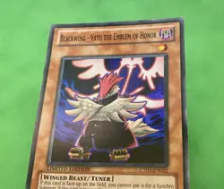 Yu-Gi-Oh! Blackwing - Vayu the Emblem of Honor CT07-EN012 Ltd Ed Super Rare NM - Image 3