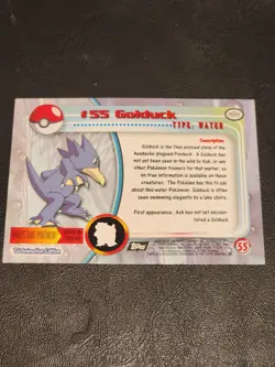 1999 Topps Pokemon Card - TV Animation Edition - #55 Golduck - Image 2