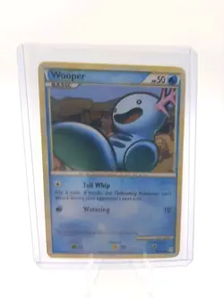 Wooper 88/123 Pokemon HeartGold SoulSilver Common Card TCG Trading Card Game - Image 1