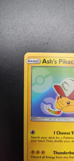 Pokemon Ash’s Pikachu TCG SM108 Promo Card "I Choose You" Sealed TCG - NM - Image 3