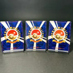 Articuno Zapdos Moltres No.144 145 146 3 SET Old Back Japanese Pokemon card - Image 2