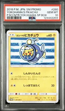 PSA 10 Yokohama's Pikachu Promo 280/SM-P Pokemon Card GEM MINT - Image 3