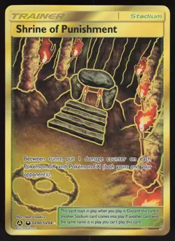 Shrine of Punishment SV90/SV94 Hidden Fates Holo Full Art Pokemon Card - Image 1
