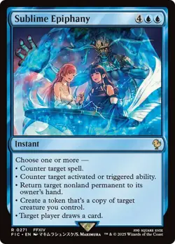 Sublime Epiphany FINAL FANTASY Commander MTG MAGIC INSTANT RARE - Image 1