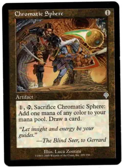 MTG CHROMATIC SPHERE 299/350 INVASION MAGIC THE GATHERING - Image 1