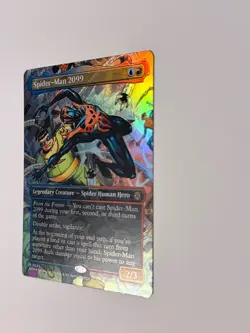 Spider-Man 2099 (0205) (Borderless) Foil R Marvel's Spider-Man 205 MTG - Image 4