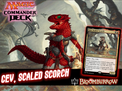 Gev, Scaled Scorch MTG EDH Commander Deck, Rakdos Lizard Outlaw Tribal! - Image 1