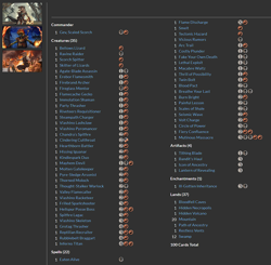 Gev, Scaled Scorch MTG EDH Commander Deck, Rakdos Lizard Outlaw Tribal! - Image 2