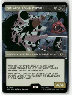 MTG The Spot, Living Portal 0231 Foil (Borderless) R Marvel's Spider-Man NM SPM - Image 1