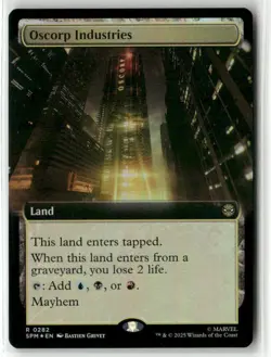 MTG Oscorp Industries 0282 Foil (Extended Art) R Marvel's Spider-Man NM SPM - Image 1