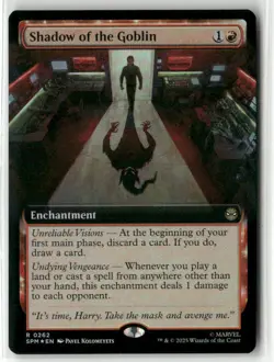 MTG Shadow of the Goblin 0262 Foil (Extended Art) R Marvel's Spider-Man NM SPM - Image 1