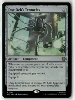 MTG Doc Ock's Tentacles 0162 Foil R Marvel's Spider-Man NM SPM - Image 1