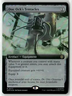 MTG Doc Ock's Tentacles 0277 Foil (Extended Art) R Marvel's Spider-Man NM SPM - Image 1
