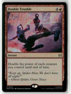 MTG Double Trouble 0013 Foil R Marvel's Spider-Man: Eternal-Legal NM SPE - Image 1