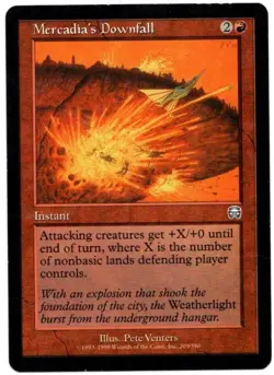 MTG MERCADIAS DOWNFALL 205/350 MERCADIAN MASQUES MAGIC THE GATHERING - Image 1