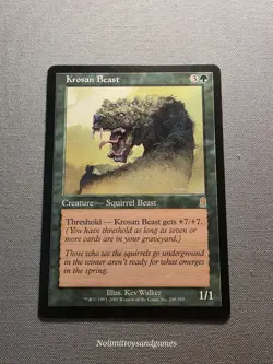 MTG Odyssey Krosan Beast #248 Rare Magic The Gathering Free Shipping - Image 1