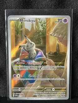Pokemon TCG - Mimikyu SVP 075 Scarlet & Violet Black Star Promo Paldean Fates NM - Image 1