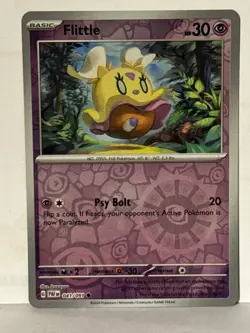 Flittle - Reverse Holo 041/091 SV: Paldean Fates NM Pokemon Fast Ship - Image 1